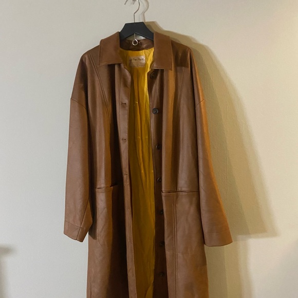 NEW FREE PEOPLE SUEDE TRENCH COAT - Picture 2 of 5